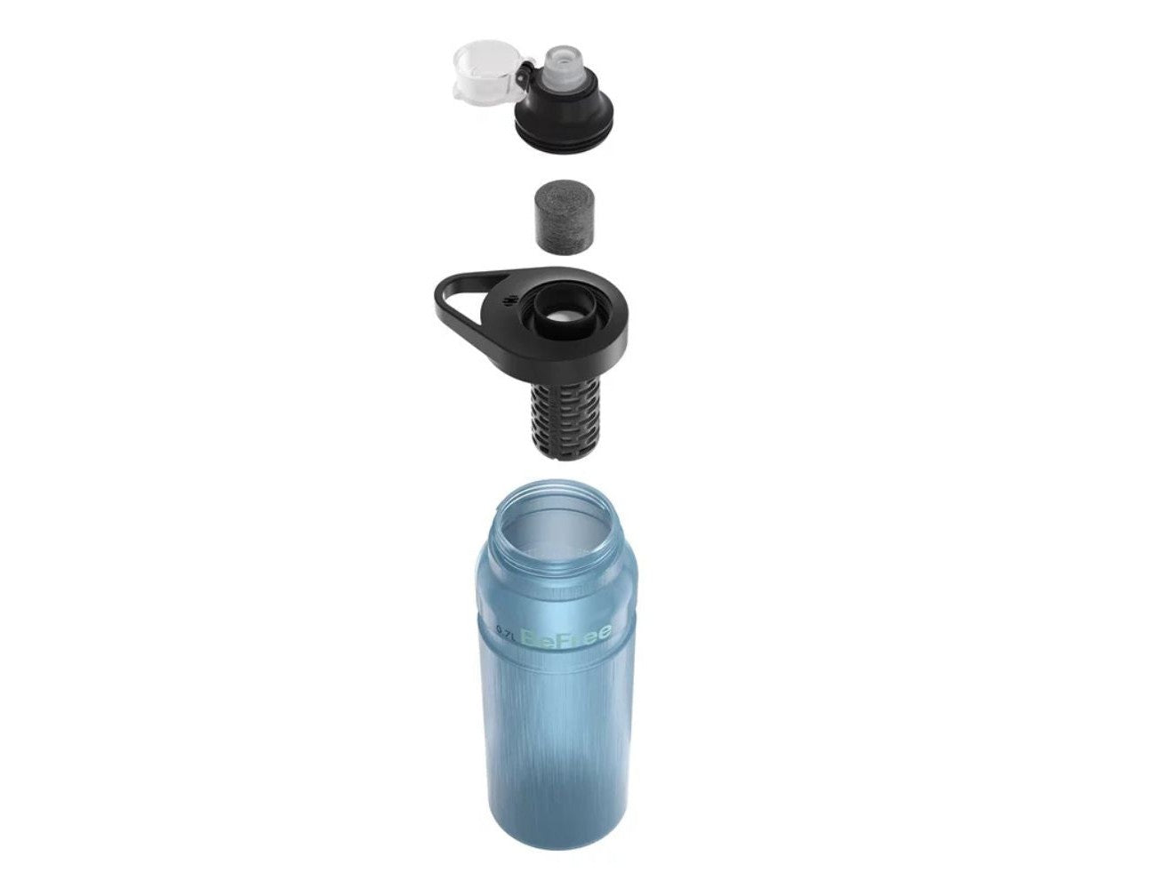 KATADYN 淨水設備 淨水壺 Bottle 0.7L-天空藍 BeFree AC Bottle 0.7L Blue mabuvalley