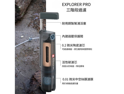 KATADYN 淨水設備 探險者專業版 攜帶式淨水器 Explorer Pro mabuvalley