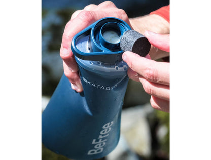 KATADYN 淨水設備 BeFree AC 個人隨身濾水器 1.0L 岩石藍 BeFree AC Filter 1.0L Slate Blue mabuvalley