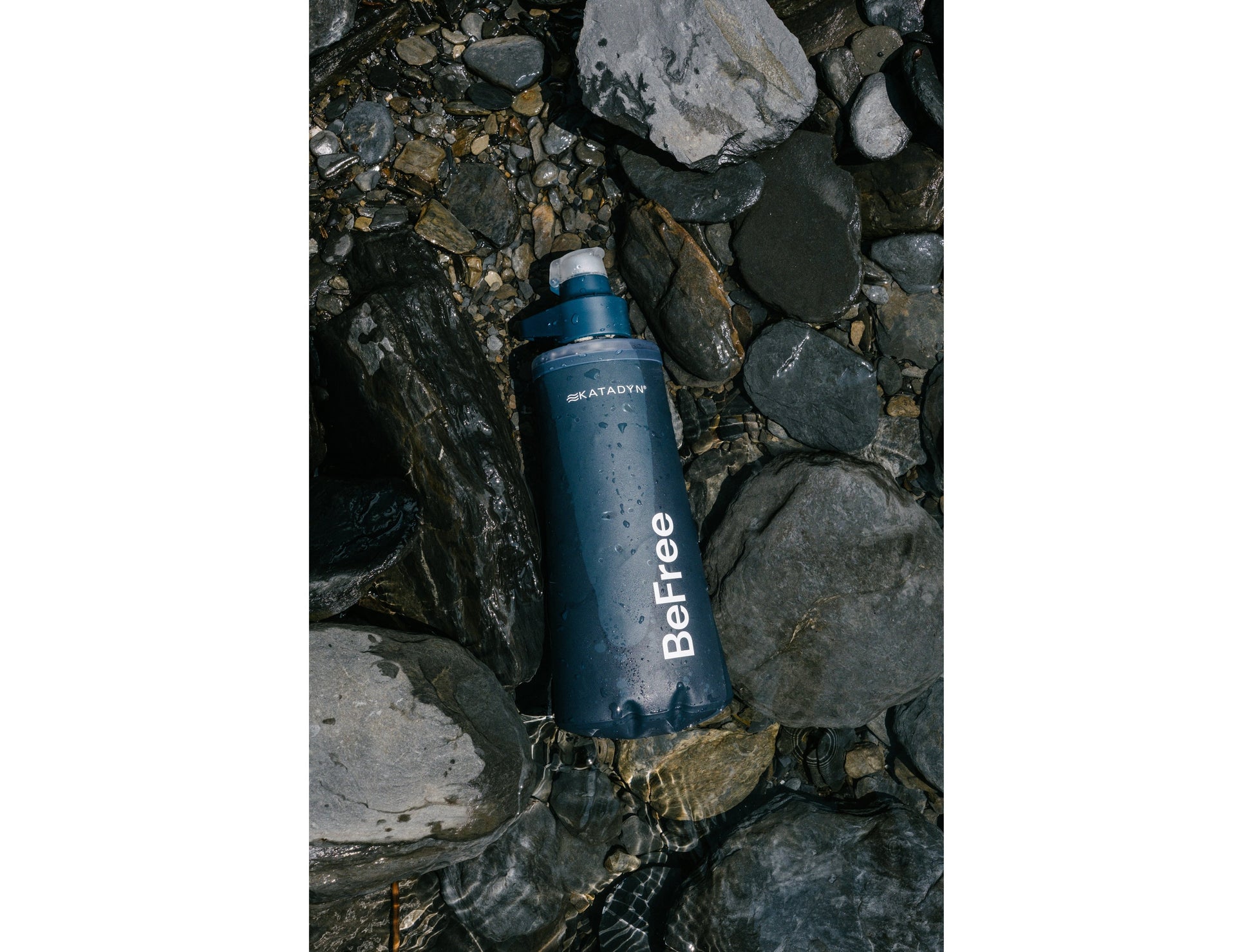 KATADYN 淨水設備 BeFree AC 個人隨身濾水器 1.0L 岩石藍 BeFree AC Filter 1.0L Slate Blue mabuvalley