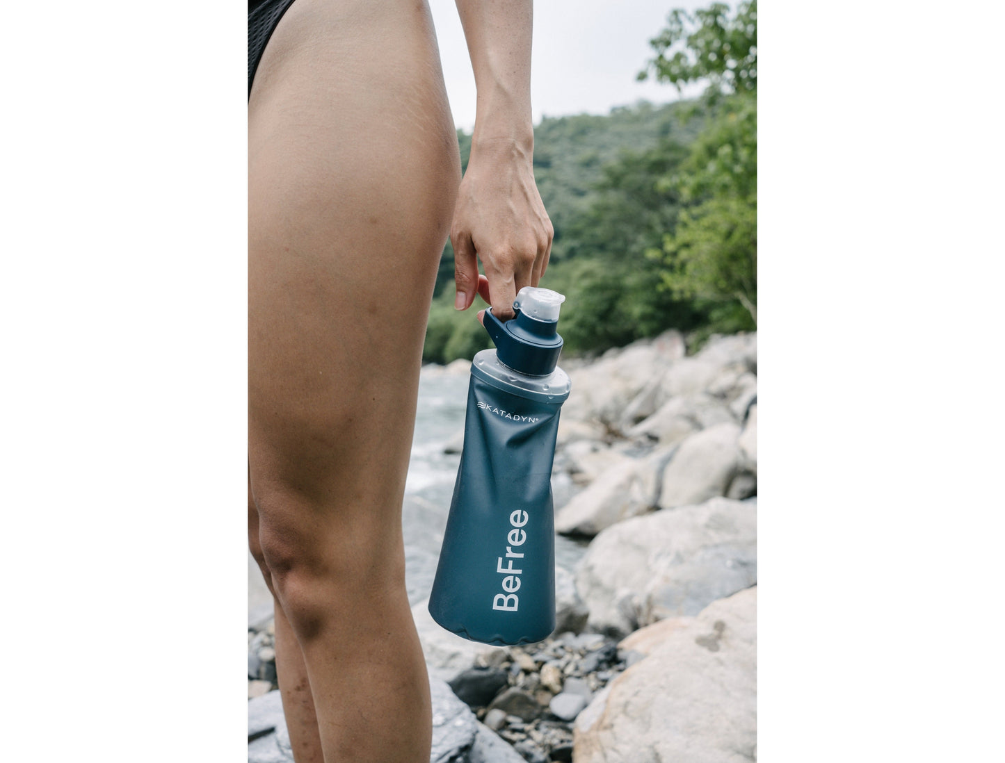 KATADYN 淨水設備 BeFree AC 個人隨身濾水器 1.0L 岩石藍 BeFree AC Filter 1.0L Slate Blue mabuvalley