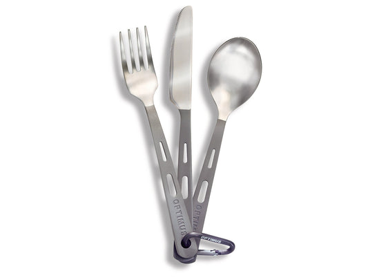 OPTIMUS Titanium 3-Piece Cutlery Set 鈦合金餐具三件組 mabuvalley