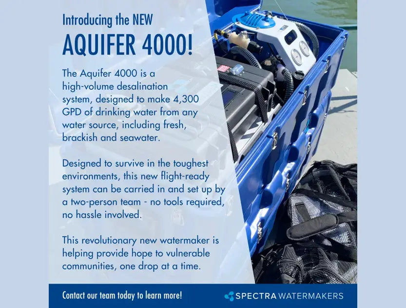 SPECTRA 救災用淨水設備 Aquifer 4000 海水造水機 mabuvalley